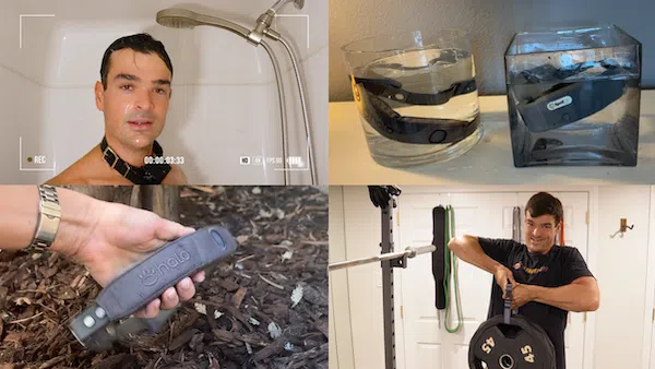 Collage of durability tests