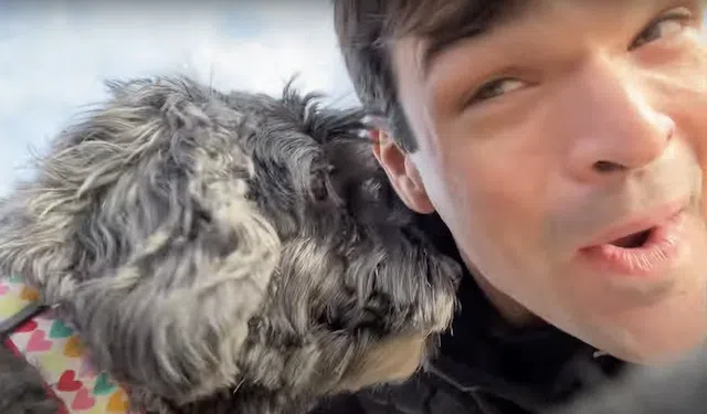 Zach with Rosie